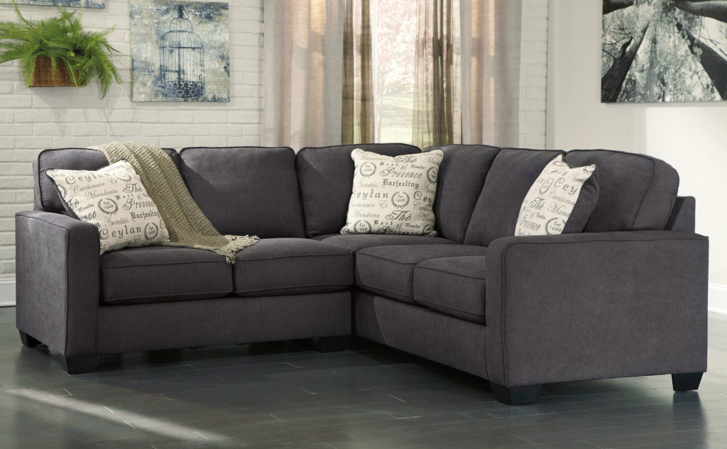 Benchcraft Alenya Sectional - Charcoal