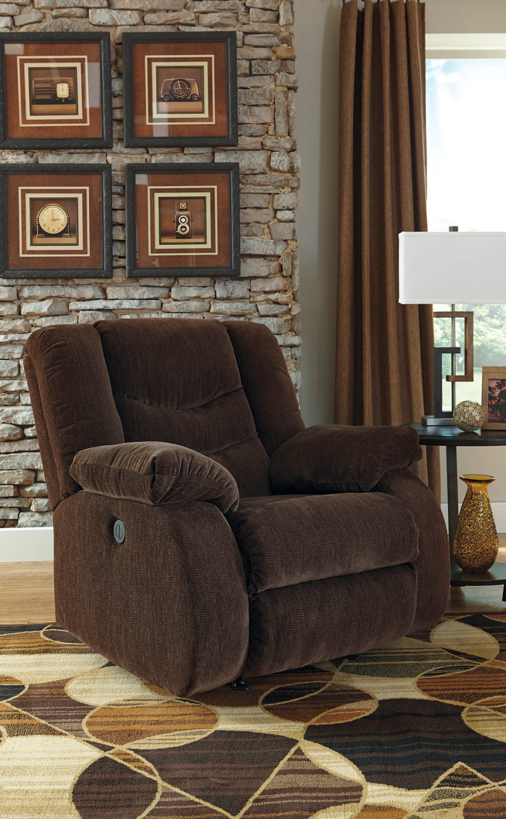 Benchcraft Garek Rocker Recliner - Cocoa