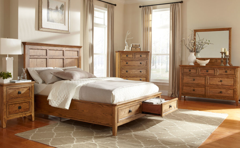 Lancaster Queen Bed with Storage