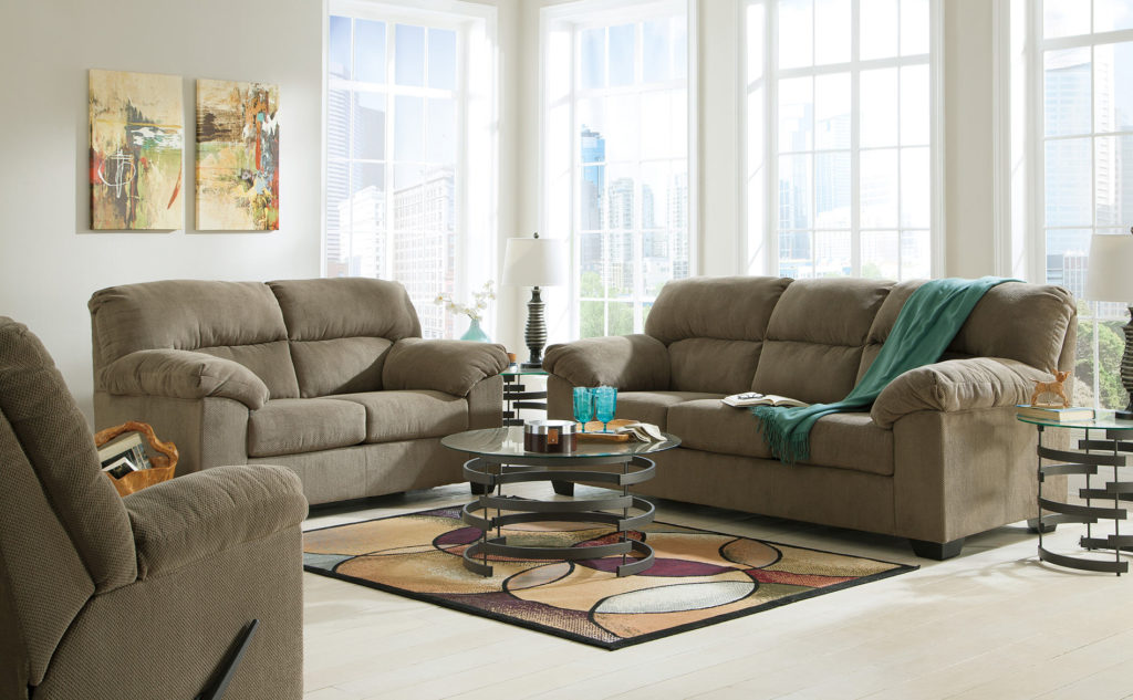 Ashley Zorah Loveseat - Mocha